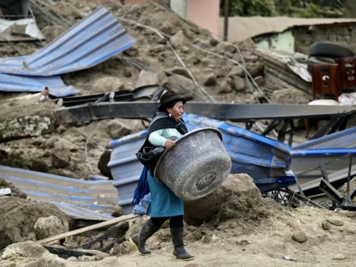厄瓜多爾山泥傾瀉增至27人死亡