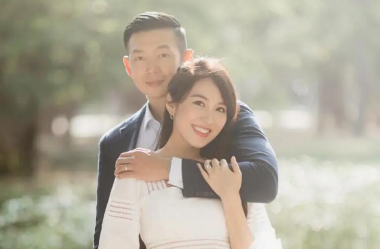 啦啦隊女神沛祺Peggy結婚了！建商富二代老公高顏值正面曝光