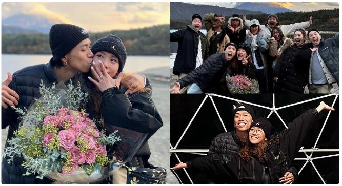 《全民造星》Tank向女友方方求婚成功 圈中好友送祝福