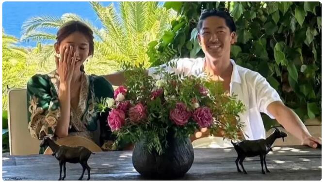 小動作洩夫妻感情 林志玲夫婦同框台灣首富
